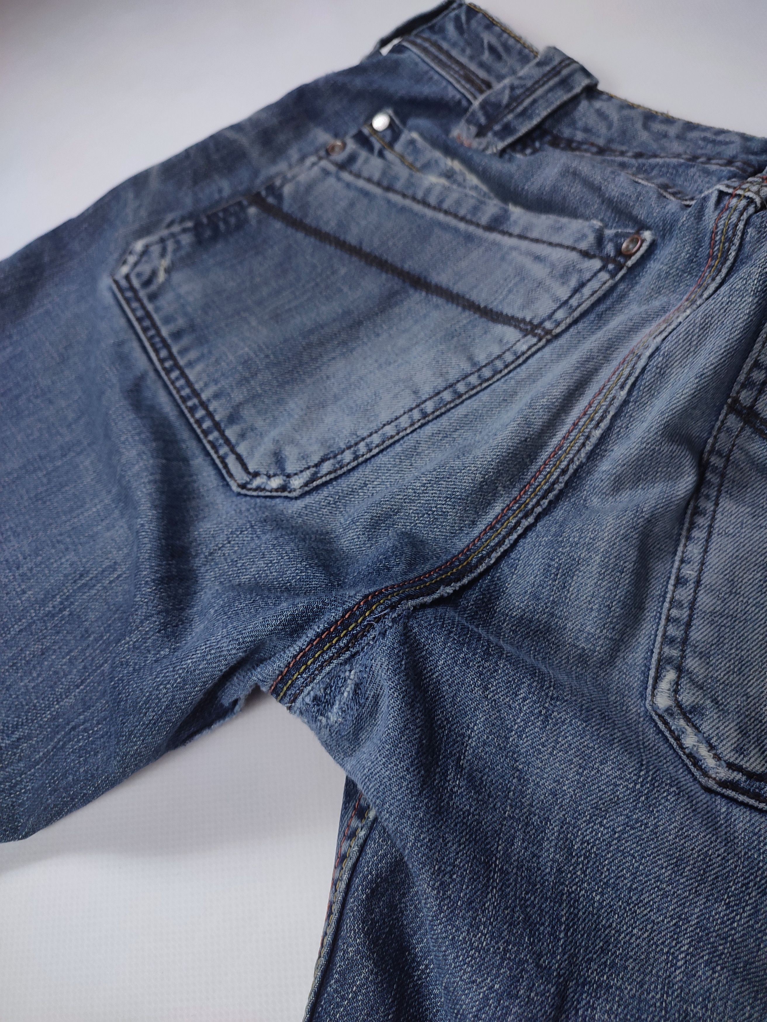 Diesel Diesel Moorix Washed Straight Damaged Denim Pants Size US 30 / EU 46 - 16 Thumbnail
