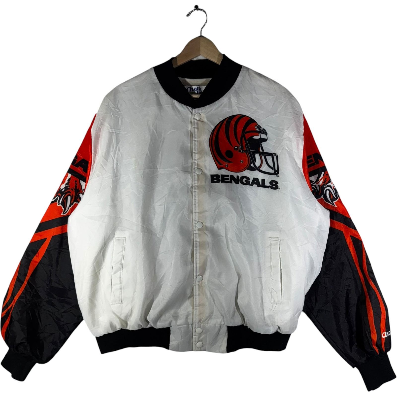 Chalk Line Vintage Chalk Line Cincinnati Bengals Fanimation NFL Jacket Size US XL / EU 56 / 4 - 1 Thumbnail