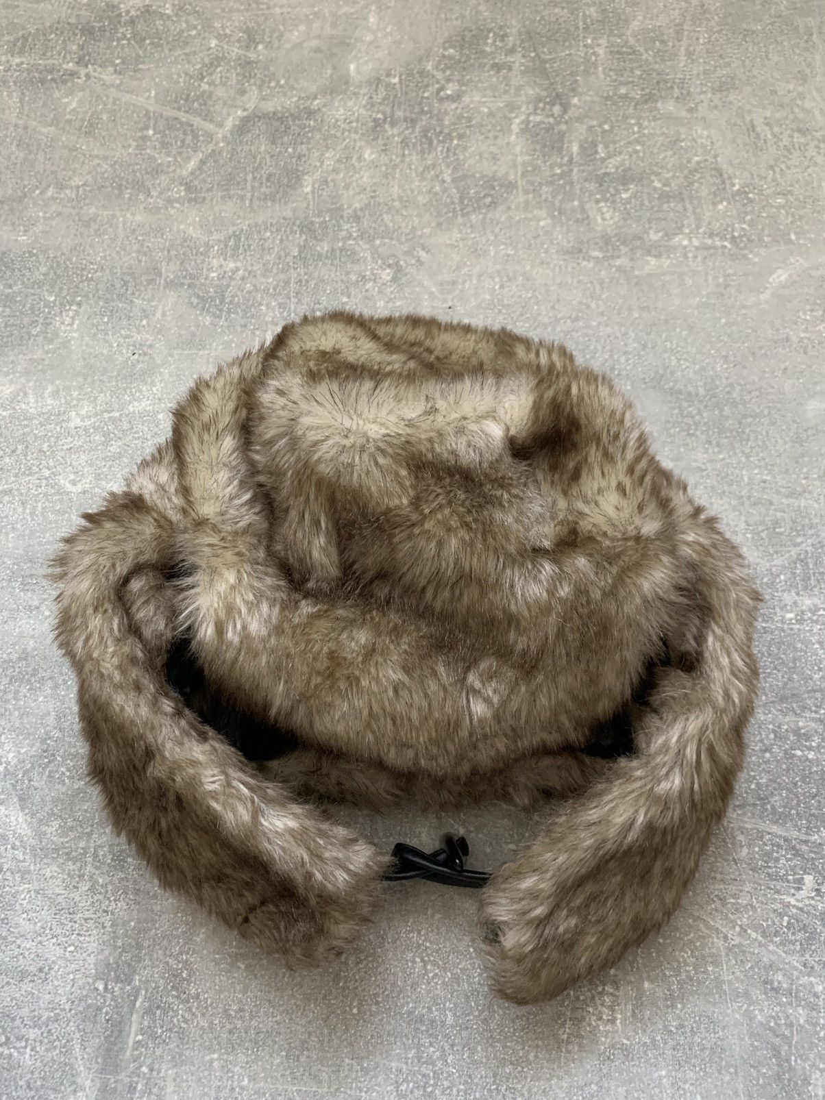 Japanese Brand × Vintage Vintage fuzzy mohair japanese ushanka hat avant garde Size ONE SIZE - 4 Thumbnail