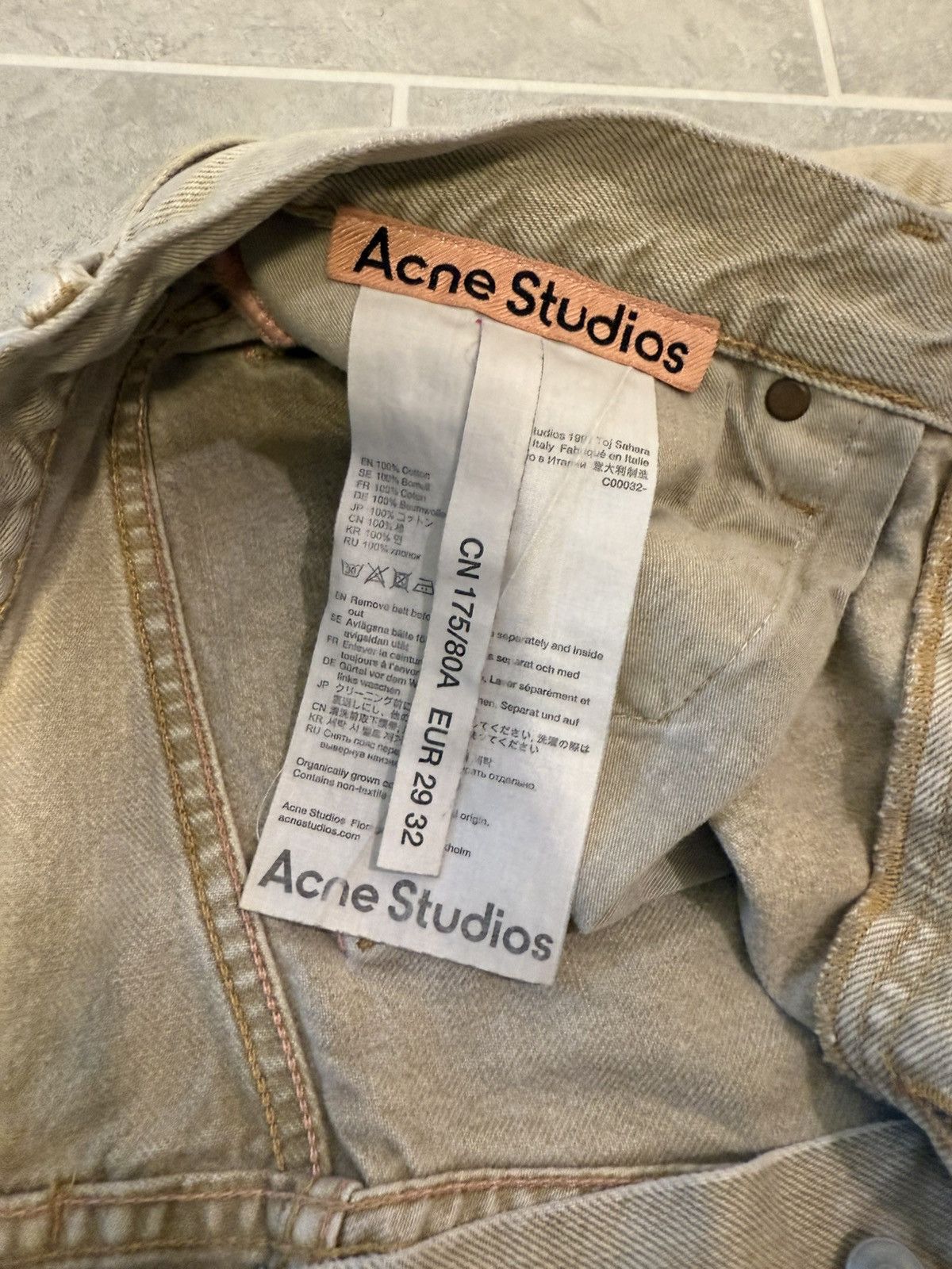 Acne Studios Acne studios 1991 denim (EUR 29/32) Size US 29 - 3 Thumbnail