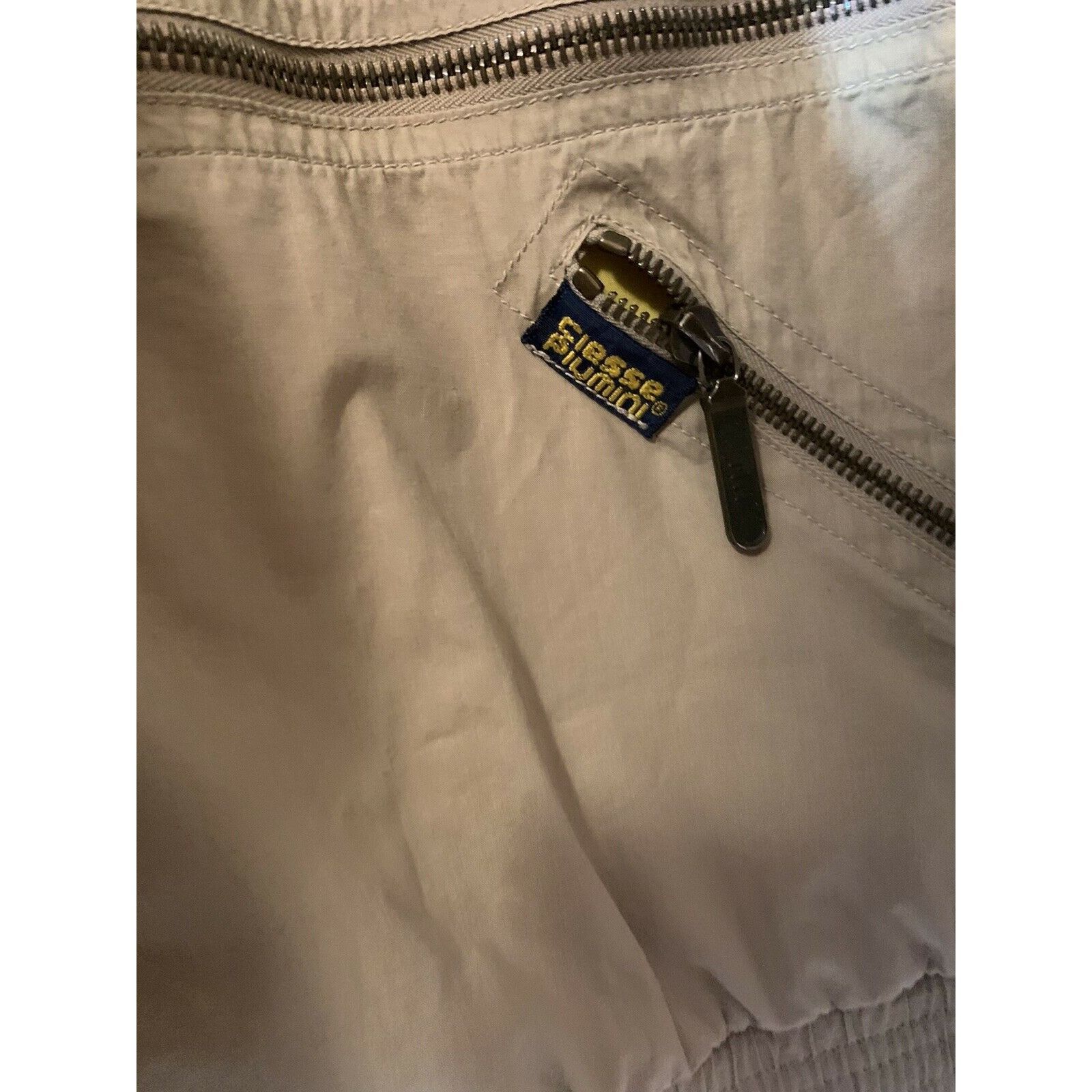 Other Vtg Ciesse Piumini Tan & yellow full zip windbreaker jacket Size US L / EU 52-54 / 3 - 8 Thumbnail