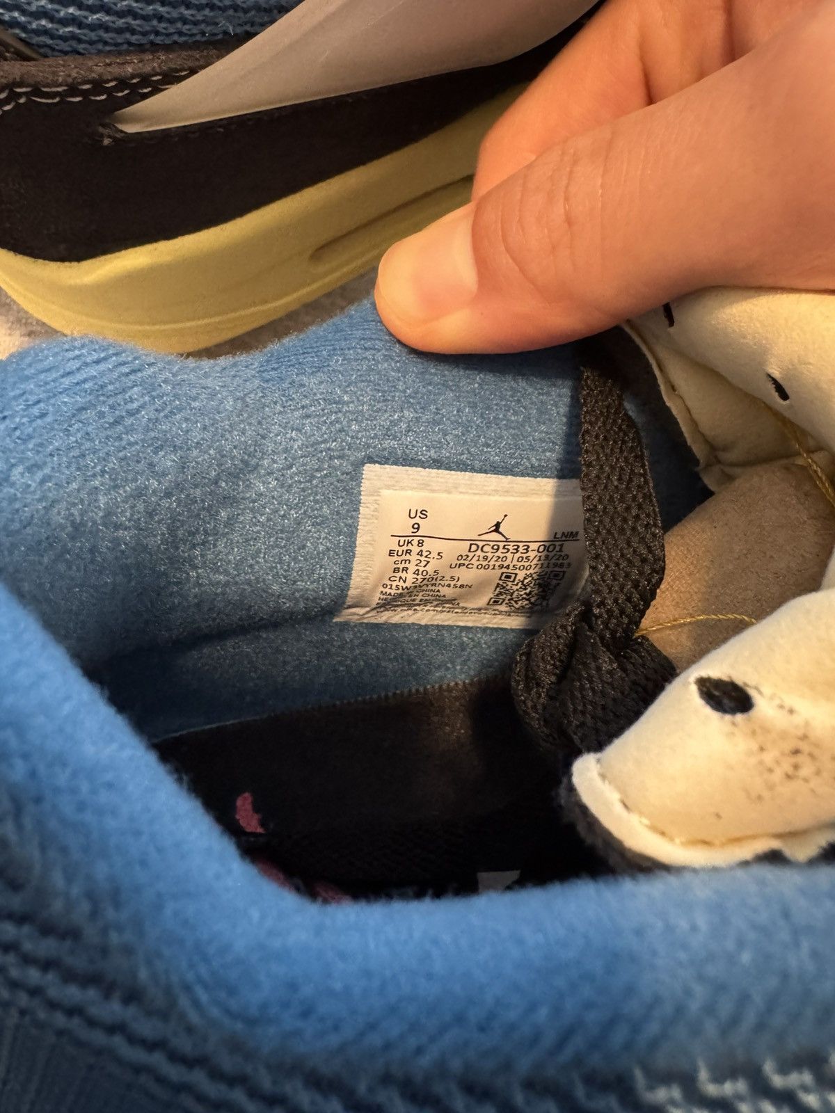 Jordan Brand × Union LA UNION x JORDAN 4 OFF NOIR Size US 9 / EU 42 - 4 Thumbnail