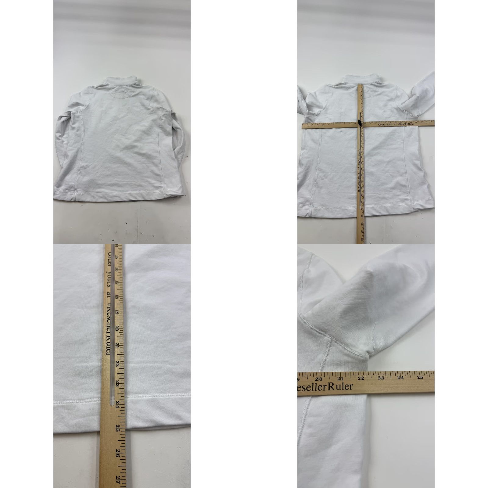 Tommy Bahama Tommy Bahama Shirt White XL 1/2 Zip Mock Neck Floral Embroidered Top Tee Womens Size XL / US 12-14 / IT 48-50 - 8 Thumbnail