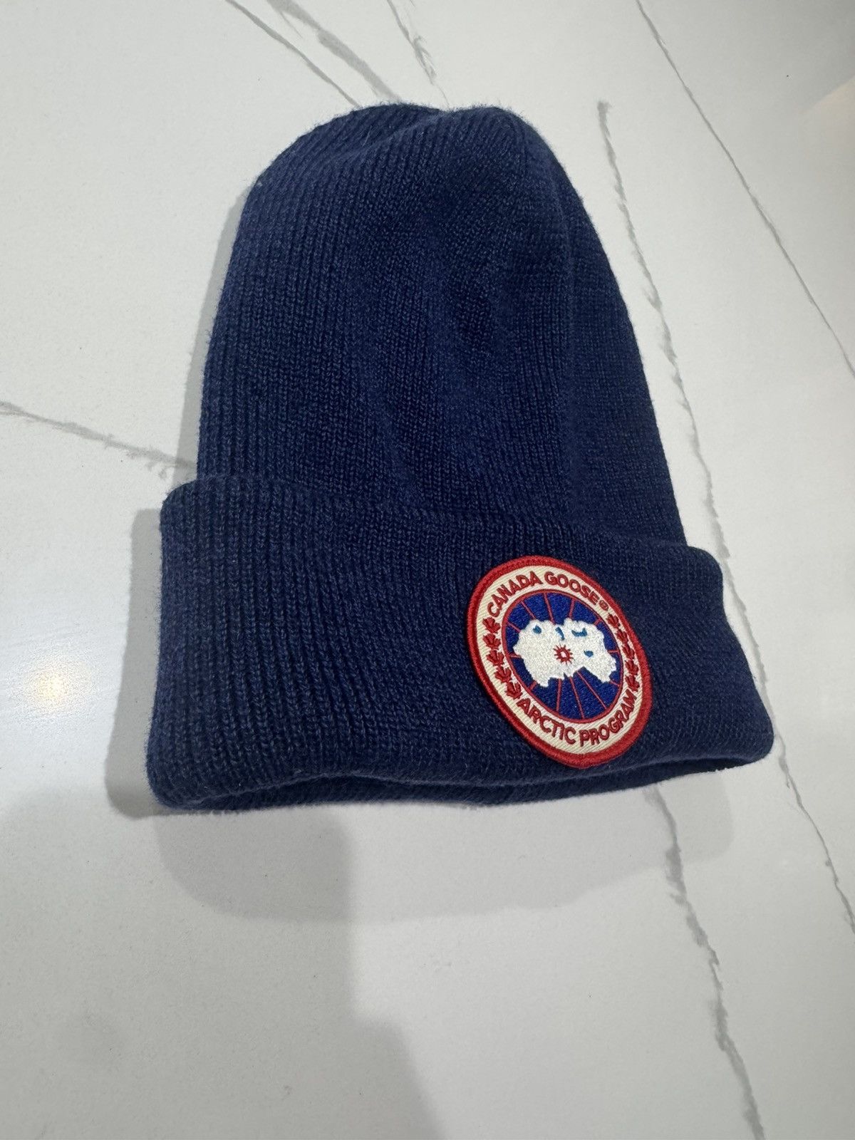 Canada Goose Canada Goose Navy Arctic Program Beanie Size ONE SIZE - 2 Thumbnail
