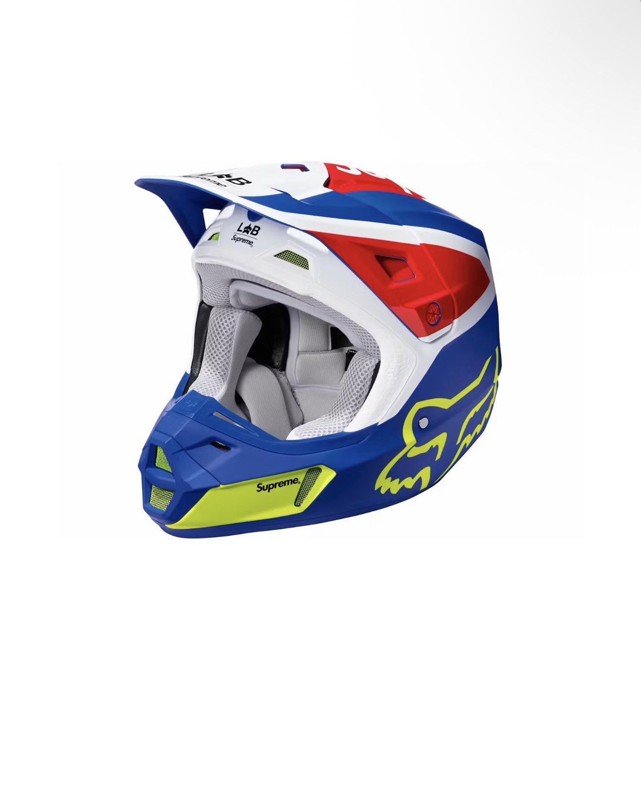Fox Racing × Supreme Supreme Fox Racing v2 Helmet red M | Grailed