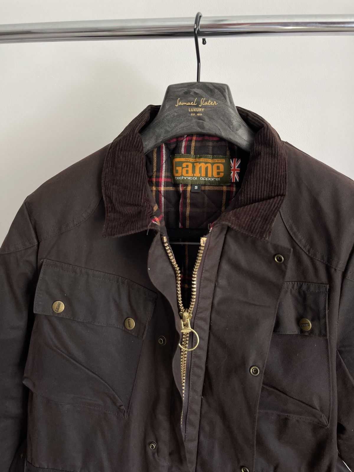 Vintage Game Technical Apparel Waxed Cotton Motorcycle Jacket S Size US S / EU 44-46 / 1 - 5 Thumbnail