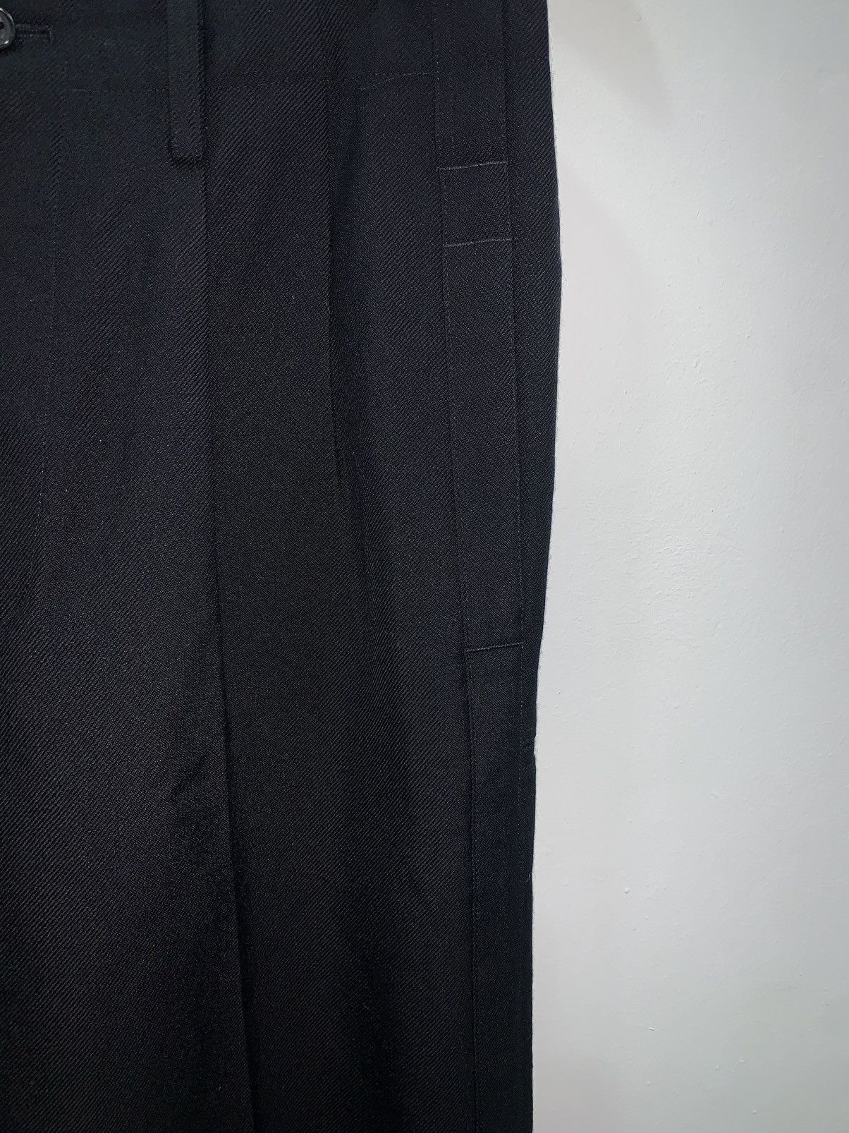 Y's for Men 90’s YOHJI YAMAMOTO - Y’s FOR MEN SOLID WOOL TROUSERS Size US 31 - 7 Thumbnail