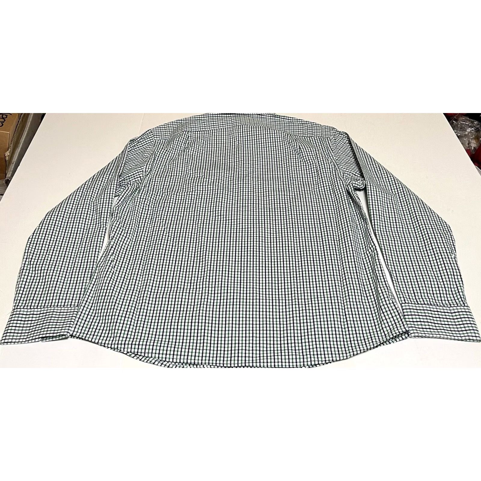 Izod IZOD Shirt Slim Fit Button-Front Long Sleeve Multicolor Check - 2XL Mens Size US XXL / EU 58 / 5 - 3 Thumbnail