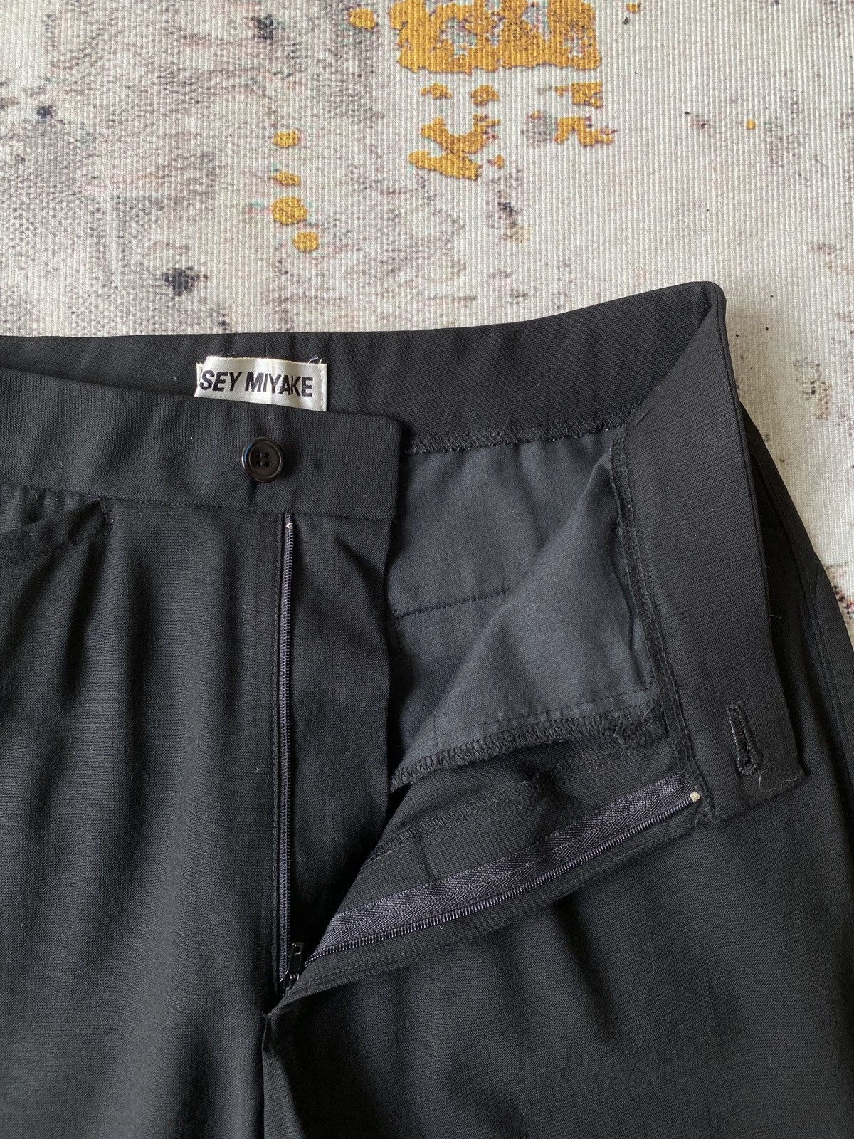 Issey Miyake Issey Miyake Black Trouser Pant Size 24" / US 00 / IT 34 - 11 Thumbnail
