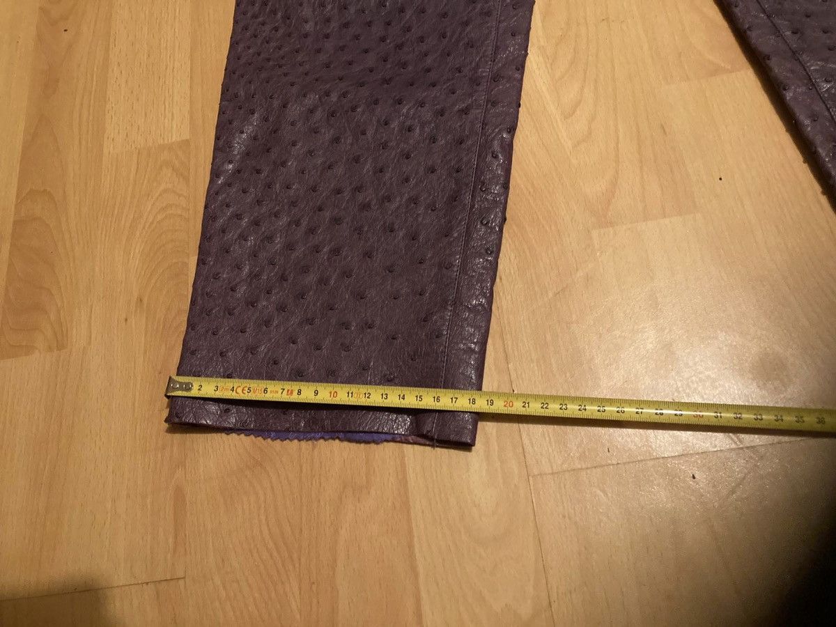 Hermes Hermes Real Ostrich Leather Pants early 90 Size 30" / US 8 / IT 44 - 15 Thumbnail