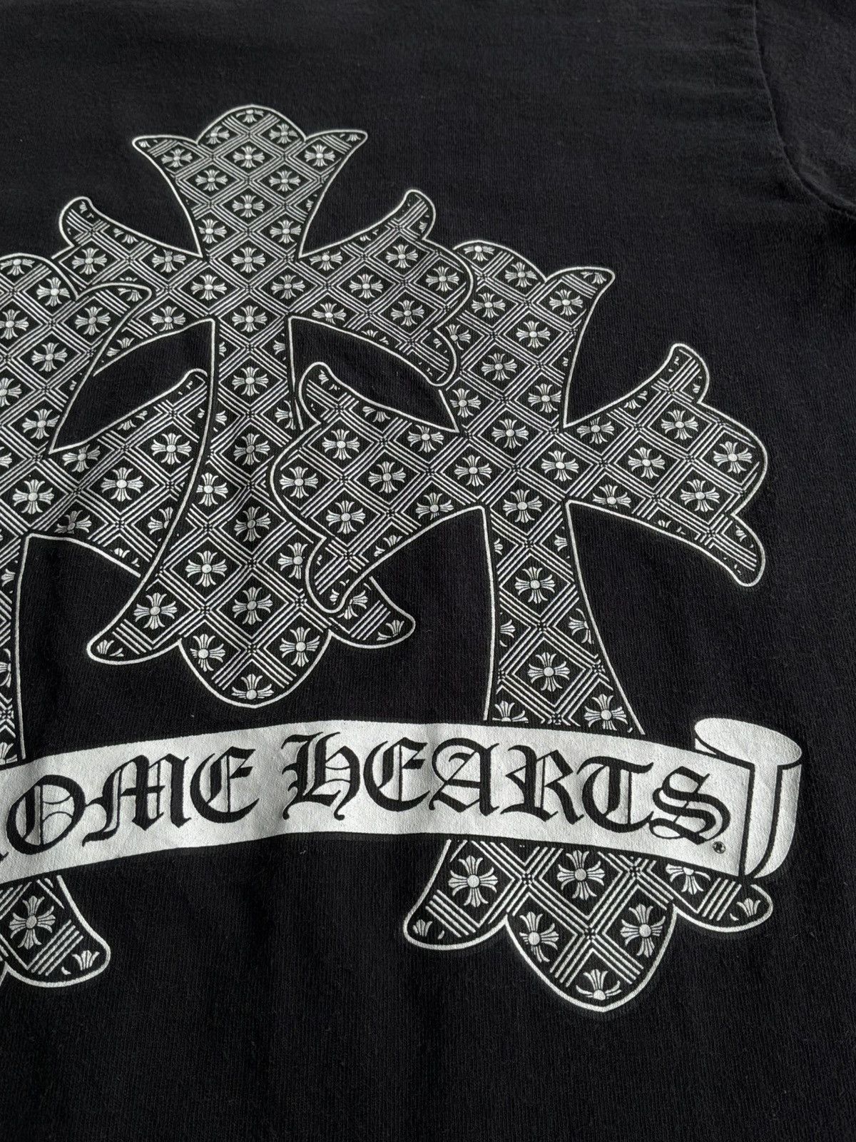 Chrome Hearts Vintage Chrome - Triple Cross Monogram Tee Size US S / EU 44-46 / 1 - 6 Thumbnail