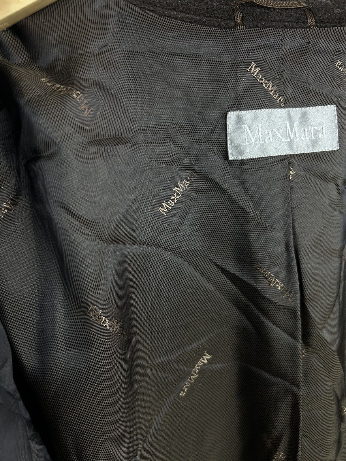 Max Mara Max Mara Lana Virgin Wool Coat Avant Garde Women’s Size 14 Size L / US 10 / IT 46 - 10 Thumbnail