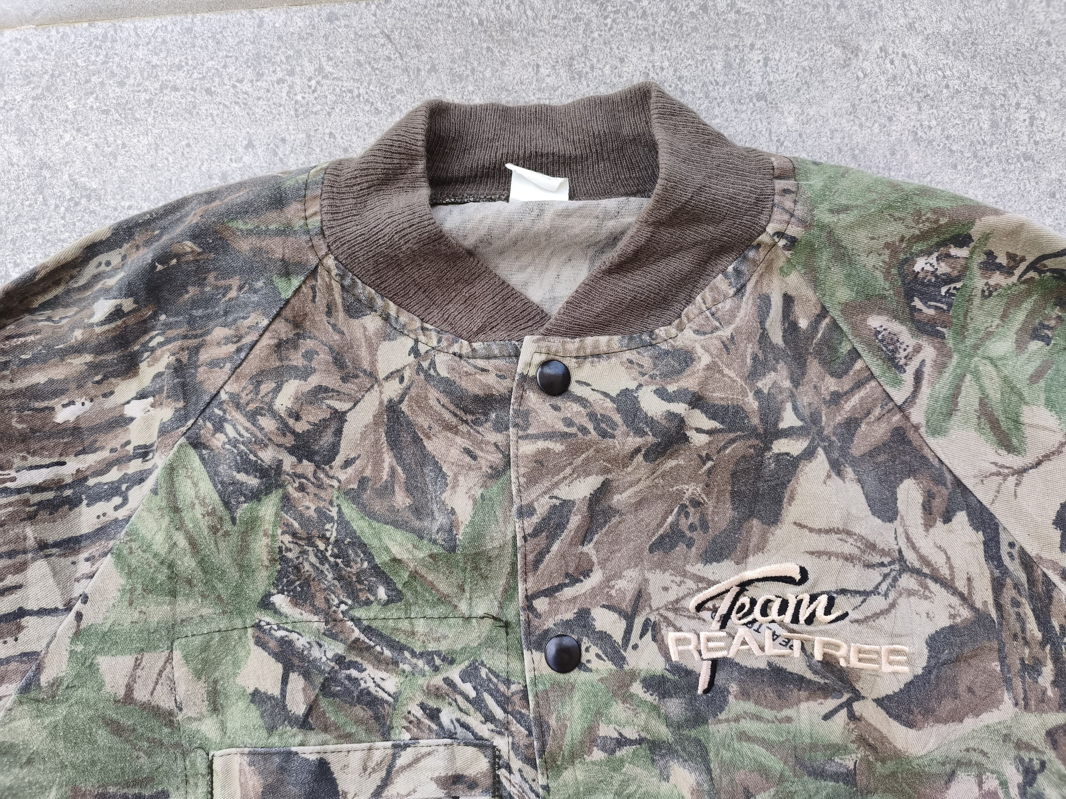 Realtree Vtg 80's Team Realtree Camo Bomber Jacket Size US M / EU 48-50 / 2 - 3 Thumbnail