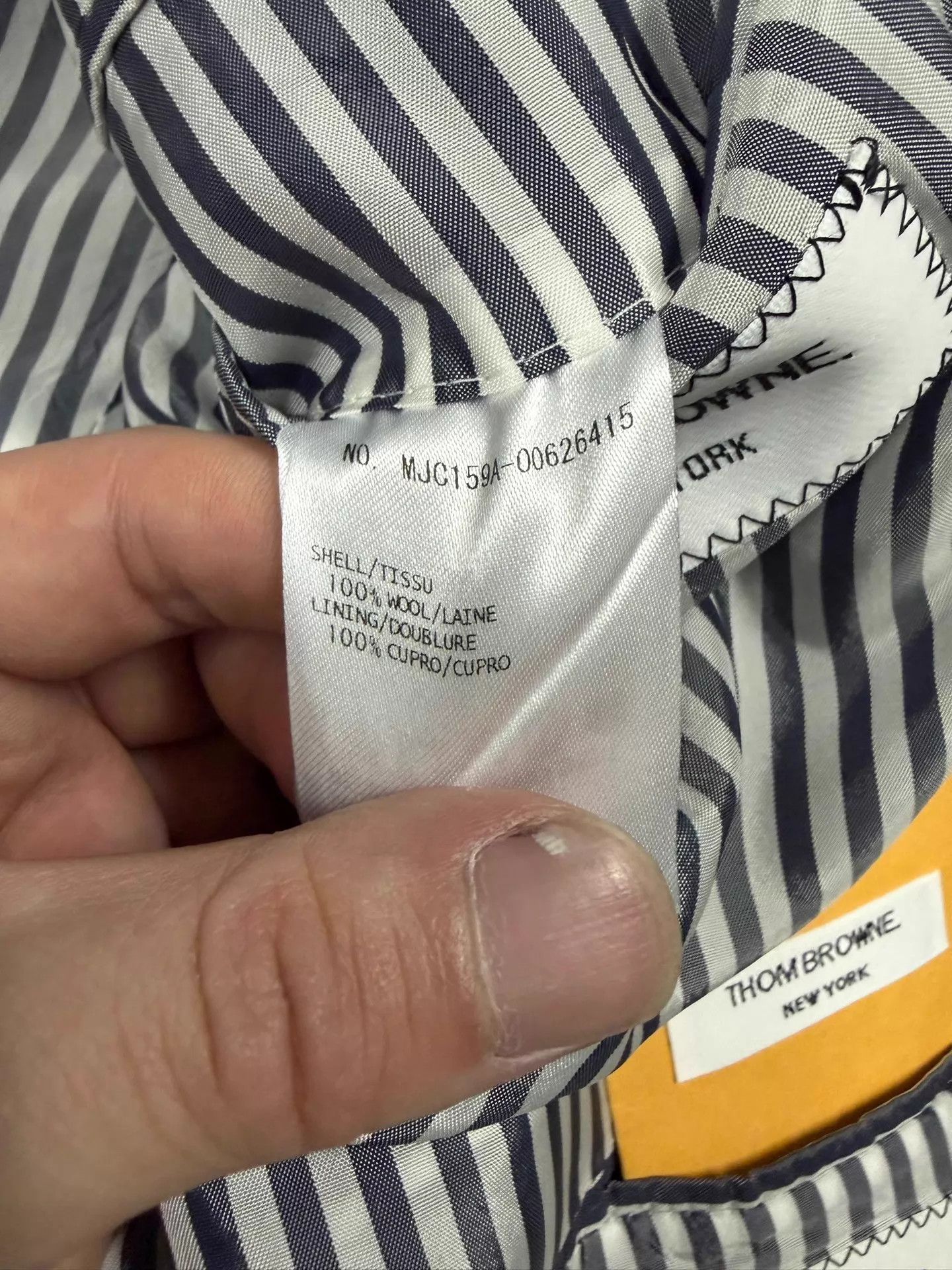Thom Browne Thom Browne Men's Classic Navy Gold Button Suit Size US M / EU 48-50 / 2 - 5 Thumbnail