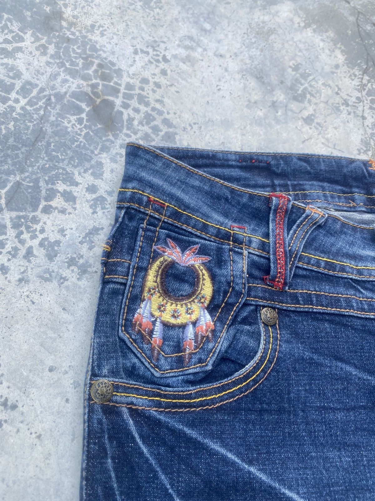 Japanese Brand PLYMTONE Indian Jeans Size US 30 / EU 46 - 7 Thumbnail