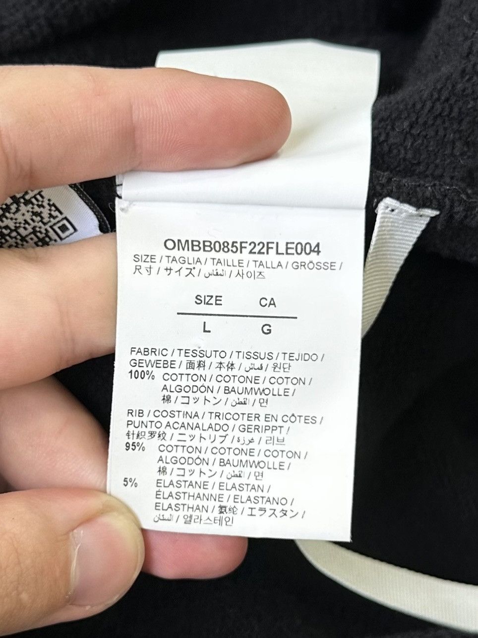 Off-White Off-White Degrade Thund Skate Hoodie – Size L Size US L / EU 52-54 / 3 - 9 Thumbnail