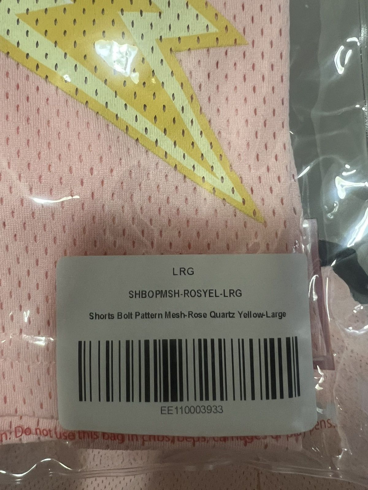 Eric Emanuel Eric Emanuel pink rose quartz yellow lightning bolts shorts Size US 32 / EU 48 - 3 Thumbnail