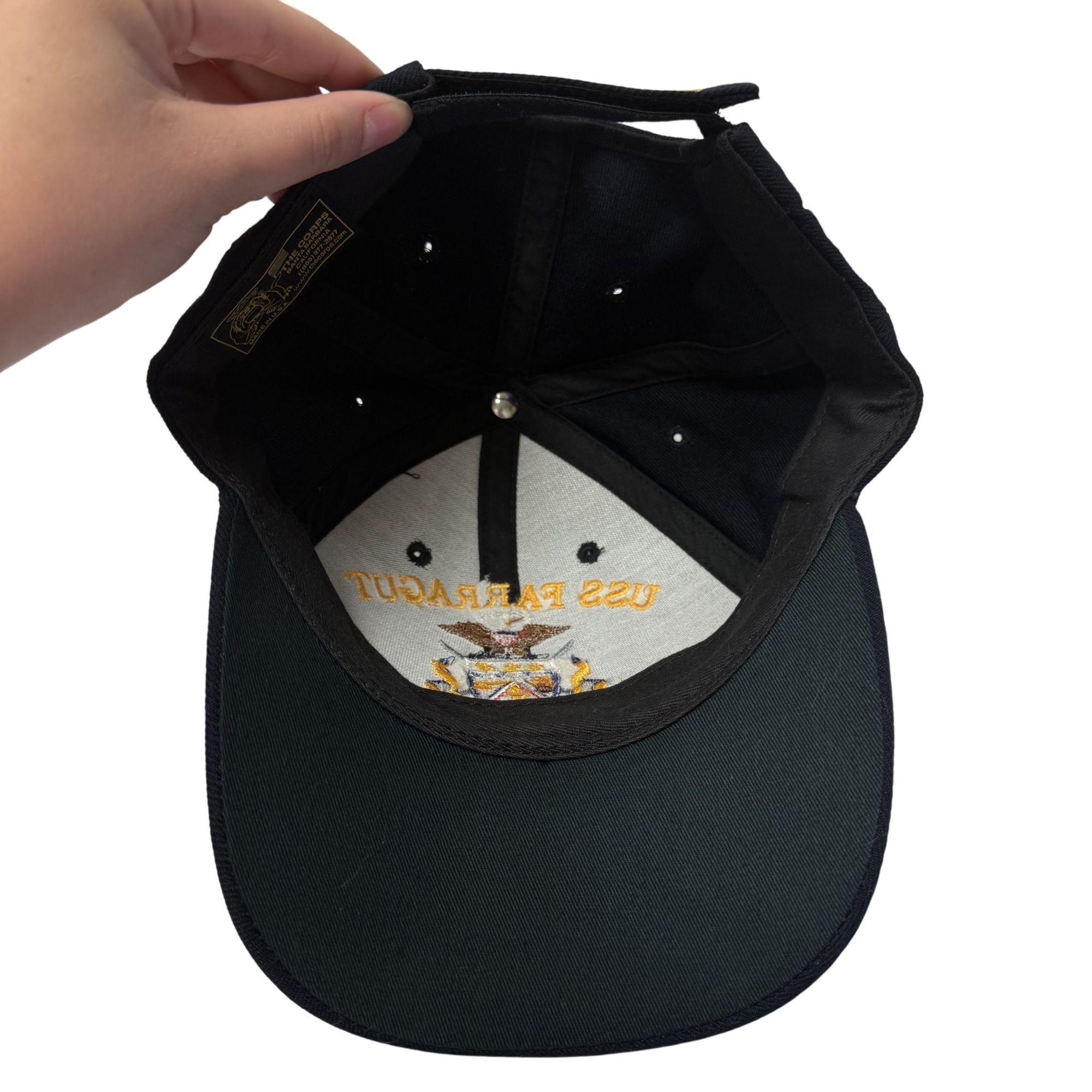 Other Vtg The Corps USS FARRAGUT DDG 99 Prepared for Battle Cap Size ONE SIZE - 4 Thumbnail