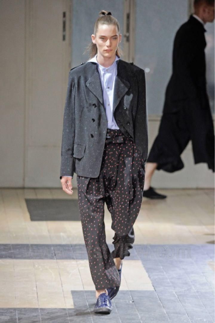 Yohji Yamamoto Yohji Yamamoto 12ss Floralallover pattern silk double jacket Size US XL / EU 56 / 4 - 2 Thumbnail