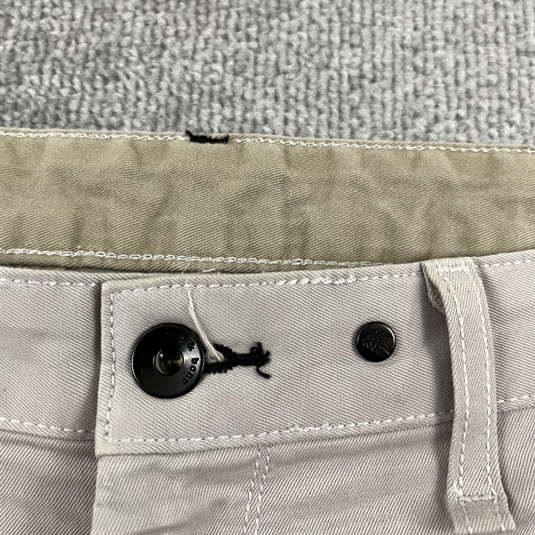 Rag & Bone RAG & BONE Slim Fit Chino Pants Mens 34x32 Drizzle Gray Casual Career Golf Size US 34 / EU 50 - 7 Thumbnail