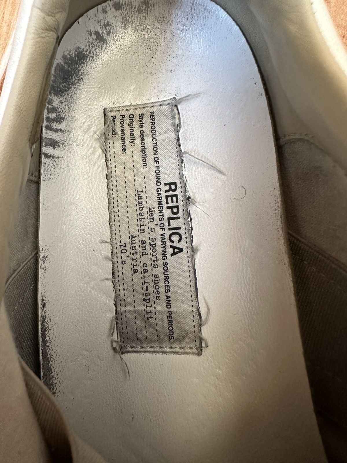 Maison Margiela Maison Margiela Replica GAT Gray/White Low Top Sneakers Size US 7.5 / EU 40-41 - 20 Thumbnail