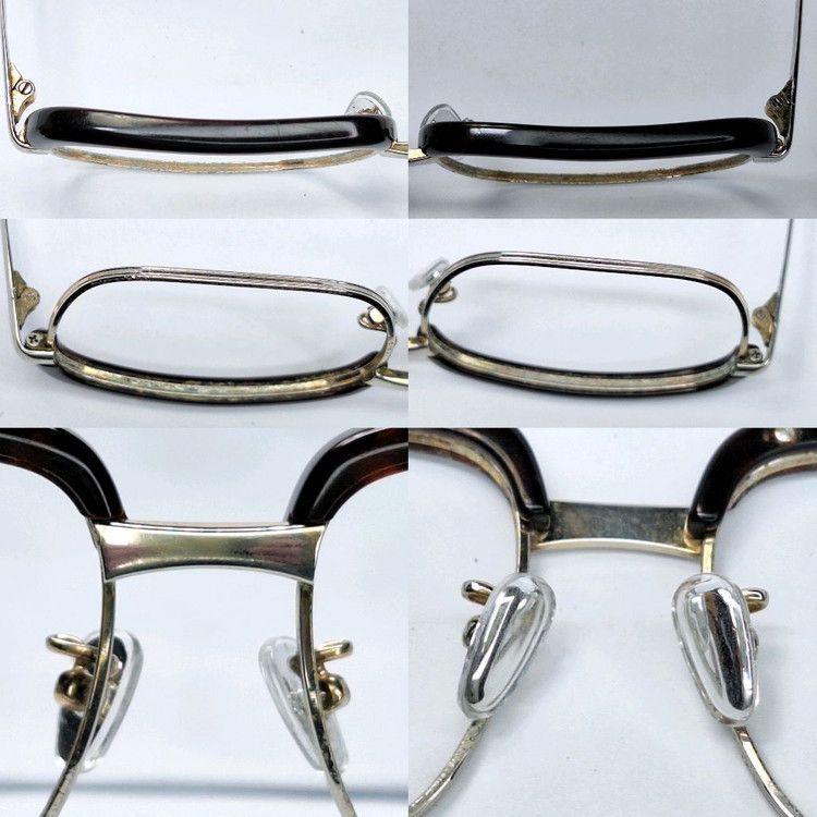 Other VINTAGE 1980s No.5117 Browline Glasses 52mm Classic Square Size ONE SIZE - 6 Thumbnail