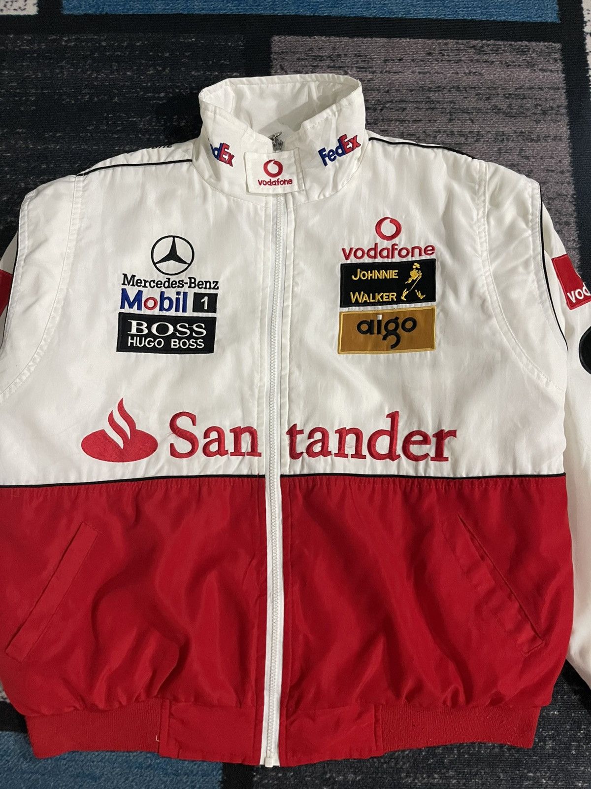 Mercedes-Benz Vintage Mercedez Benz Mc Laren Vodafone Racing Jacket Size US XL / EU 56 / 4 - 5 Thumbnail