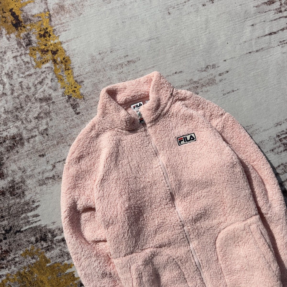 Fila FILA FLEECE EMBROIDERED LOGO JACKET Size US XS / EU 42 / 0 - 2 Thumbnail