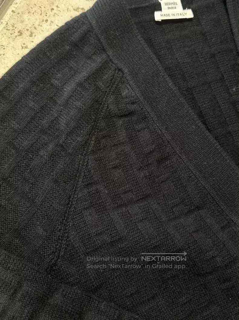 Hermes Hermes Knitted Cardigan Sweater Black Size XXS / US 00 / IT 34 - 5 Thumbnail