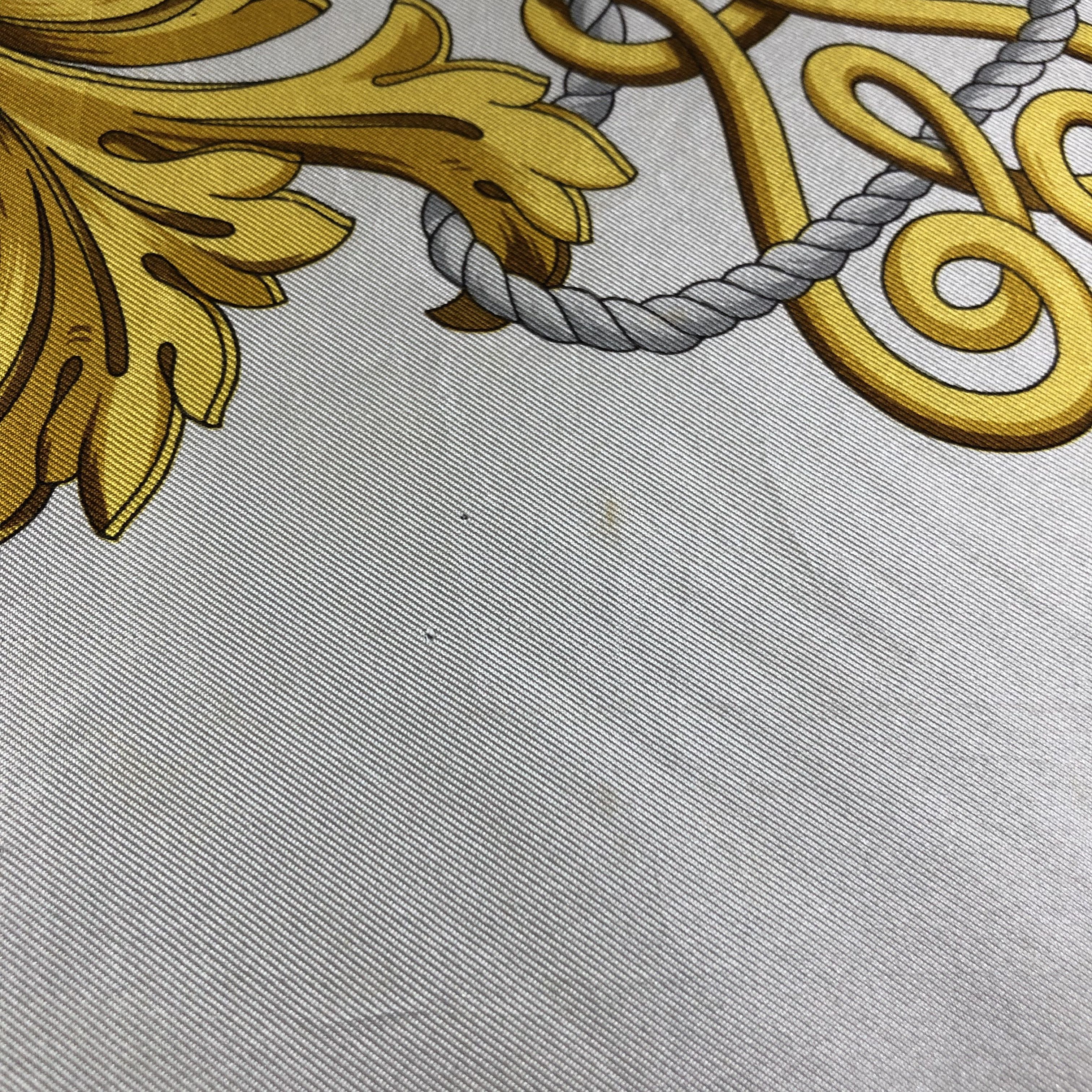 Vintage Rochas Paris Luxury Baroque Silk Scarf M475 Size ONE SIZE - 6 Thumbnail