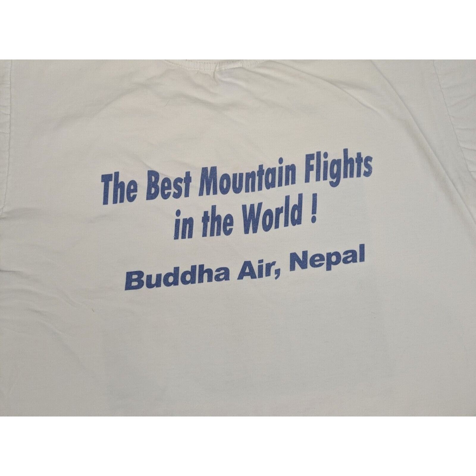 Other I Did Not Climb Mt Everest Airline T-shirt Buddha Air Nepal Size US XXL / EU 58 / 5 - 10 Thumbnail