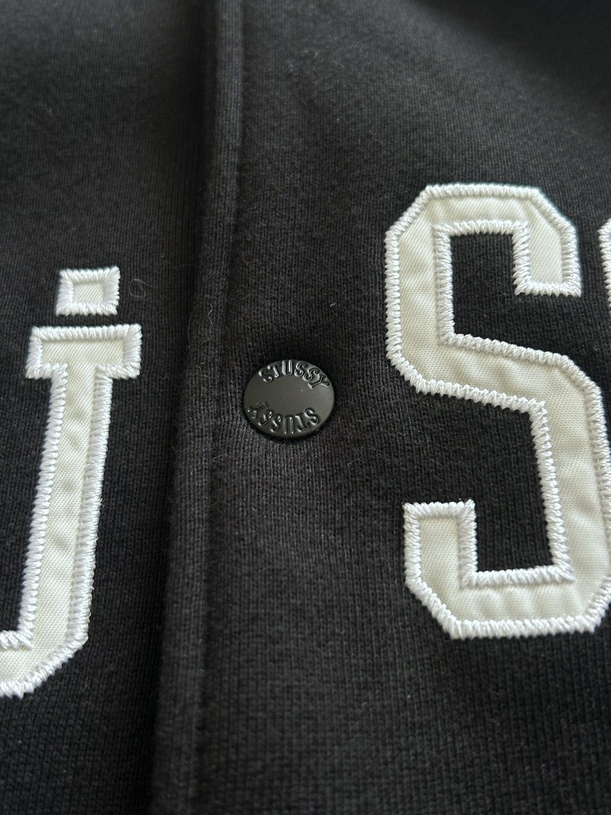 Stussy Vintage Stussy Arc Black Varsity Jacket Size US XL / EU 56 / 4 - 5 Thumbnail