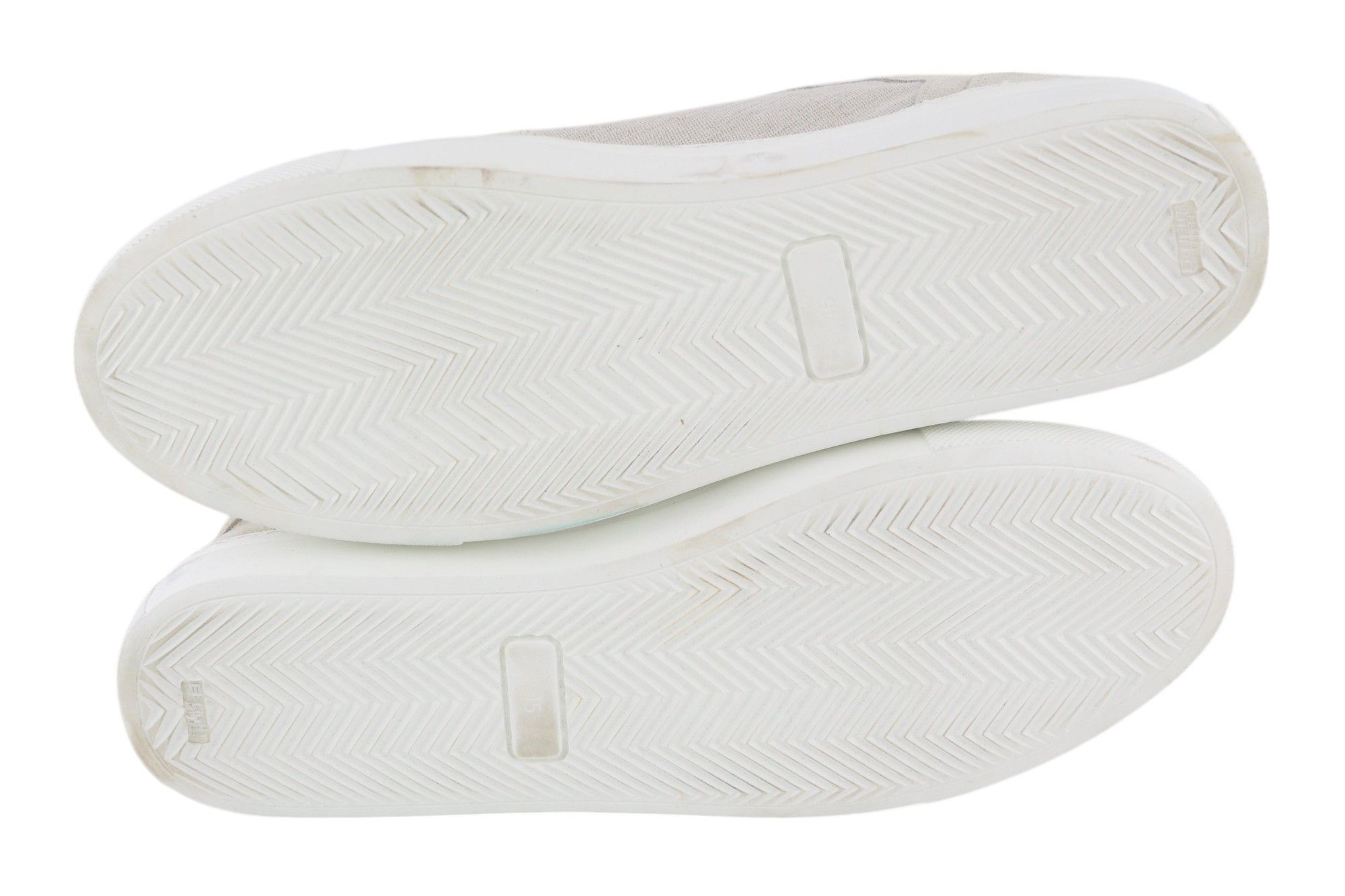Suitsupply EU46 Light Grey Textile Leather Low-Top Shoes 81562 Size US 13 / EU 46 - 6 Thumbnail