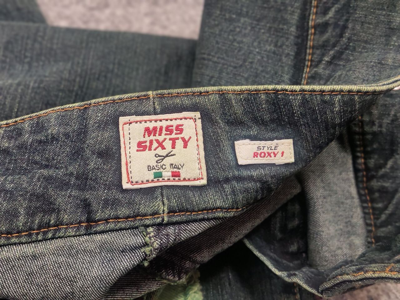 Miss Sixty Vintage Miss Sixty roxy Low Rise Flared patchwork Jeans Y2K Size 31" - 17 Thumbnail