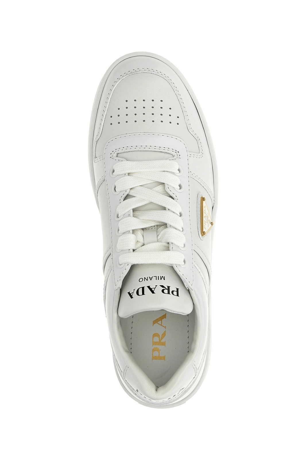 Prada PRADA Downtown Bold White Leather Sneakers New Authentic Size US 10 / IT 40 - 4 Thumbnail