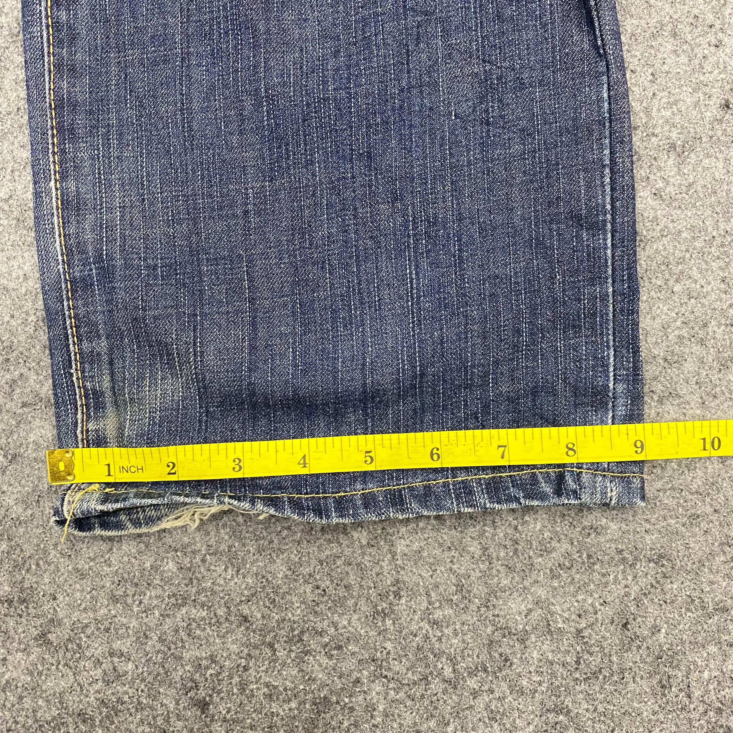Edwin 💥Best Offer💥Vintage Edwin 503 Distressed Denim Size US 37 - 7 Thumbnail
