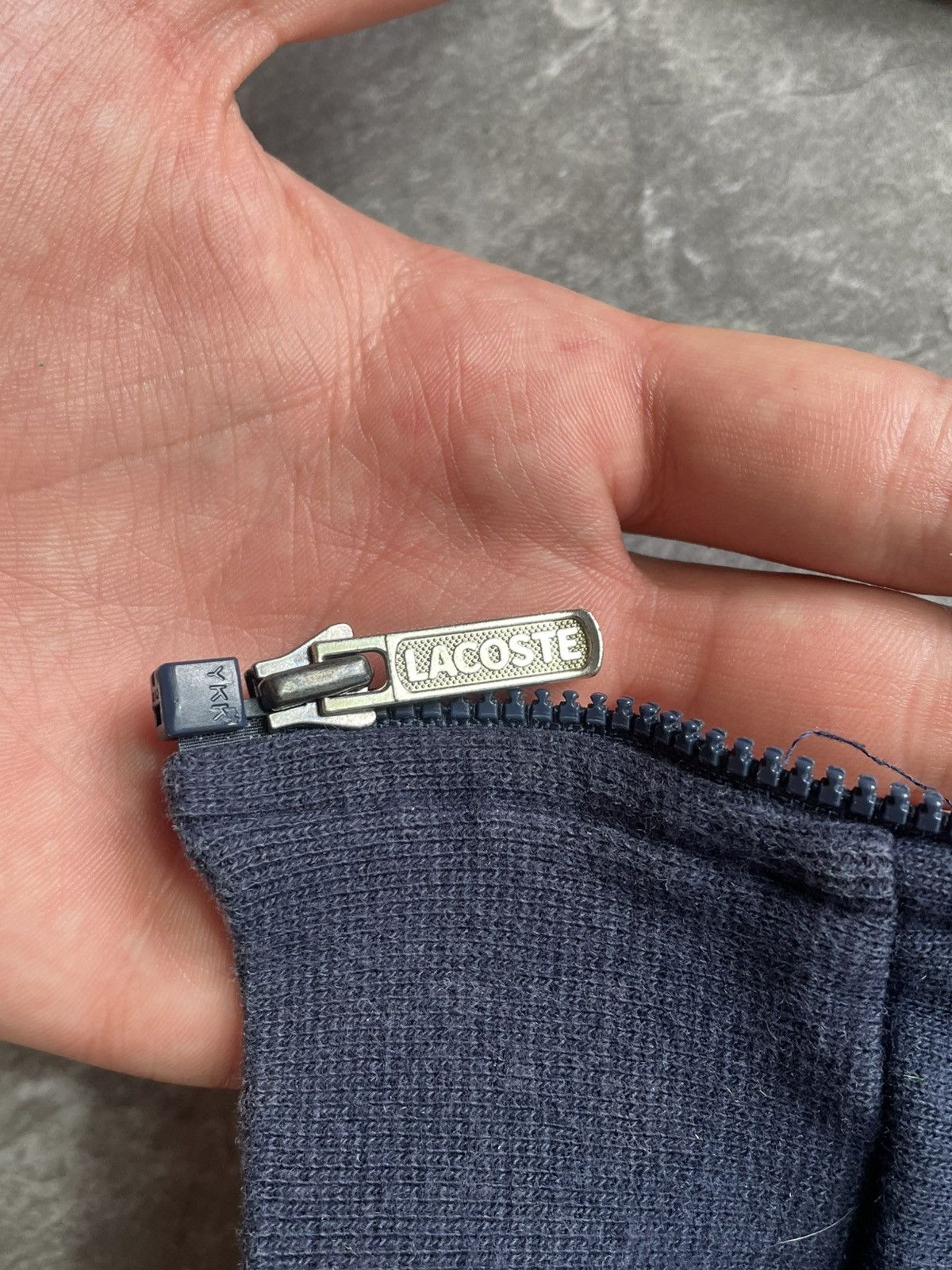 Lacoste Lacoste Tennis Zip Hoodie Blue Vintage RARE Size US L / EU 52-54 / 3 - 7 Thumbnail
