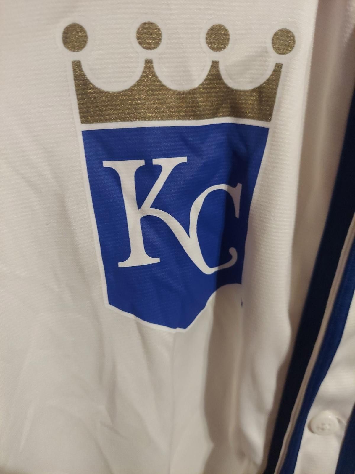 Other White & Blue Kansas City Royals MLB Jersey - True Fan Style Size ONE SIZE - 3 Thumbnail