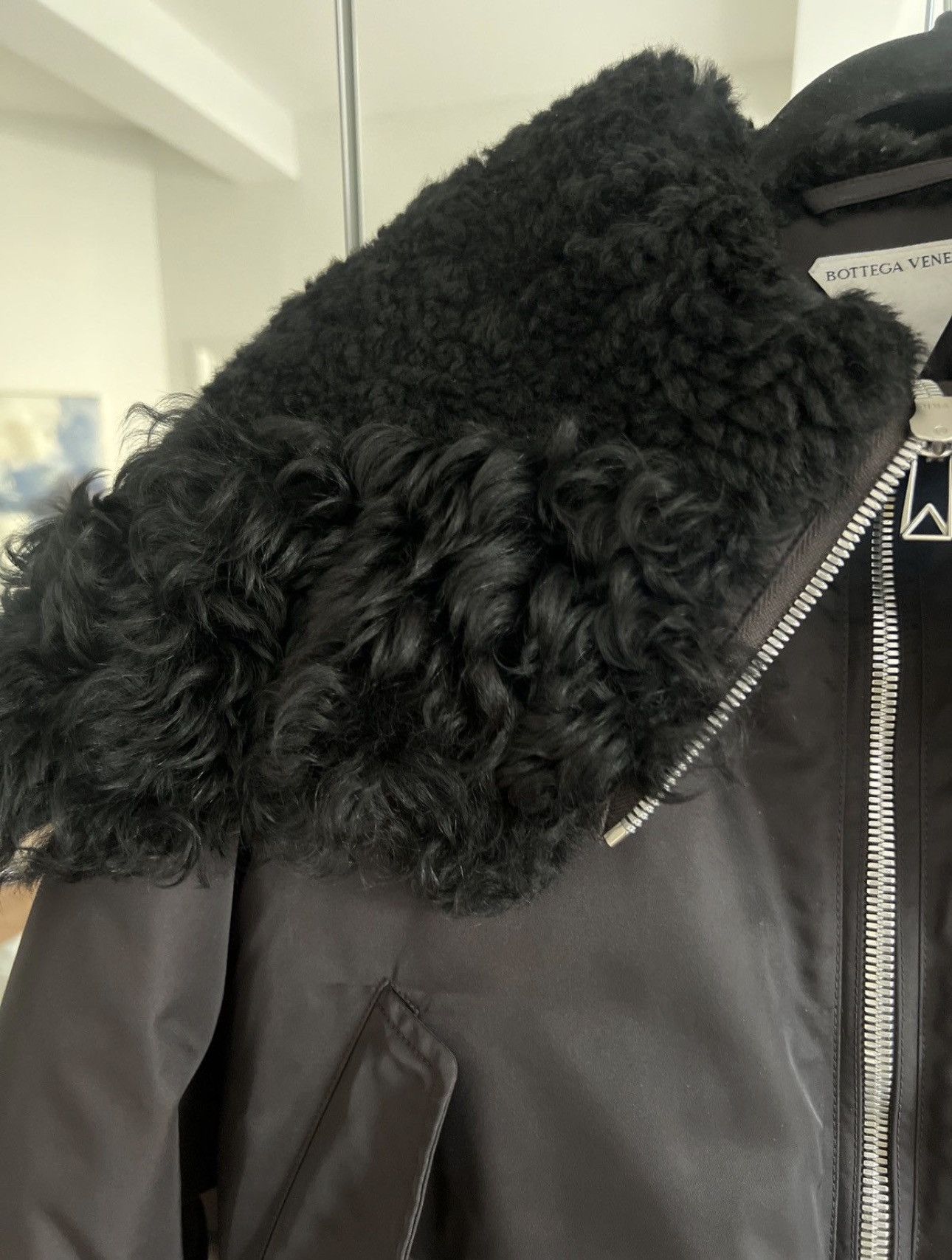 Bottega Veneta 2021 Bottega Venetta Goose Fur-Down Shearling Bomber Size US M / EU 48-50 / 2 - 3 Thumbnail