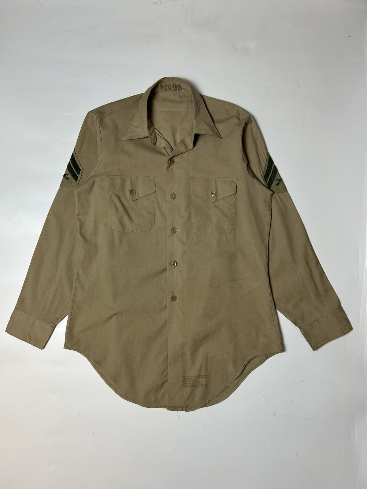 Alpha Industries ARMY LONG SLEEVE SHIRT FOR MENS Size US S / EU 44-46 / 1 - 1 Thumbnail