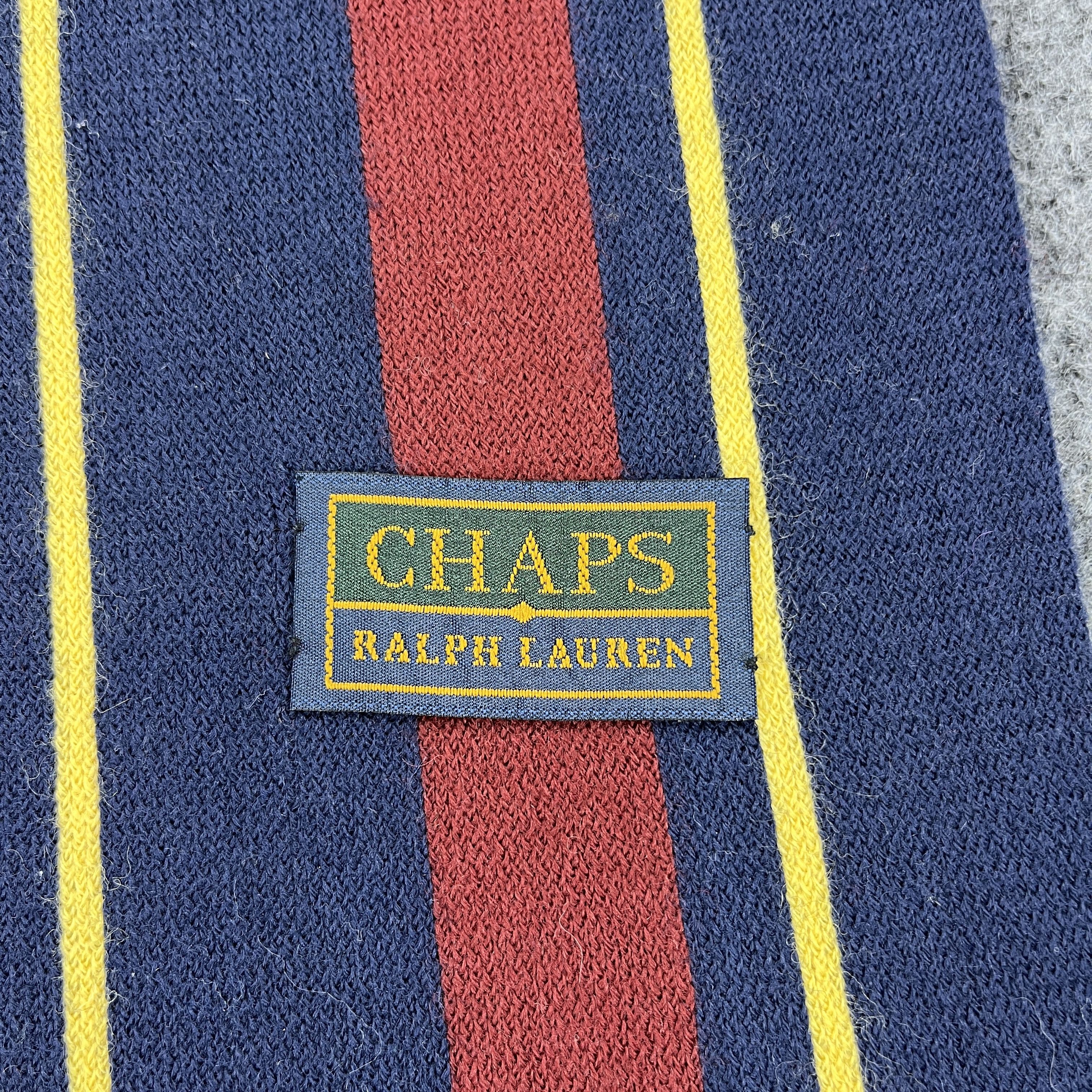 Chaps Ralph Lauren × Vintage Chaps Ralph Lauren Scarf / Muffler / Neckwear T1555 Size ONE SIZE - 5 Thumbnail
