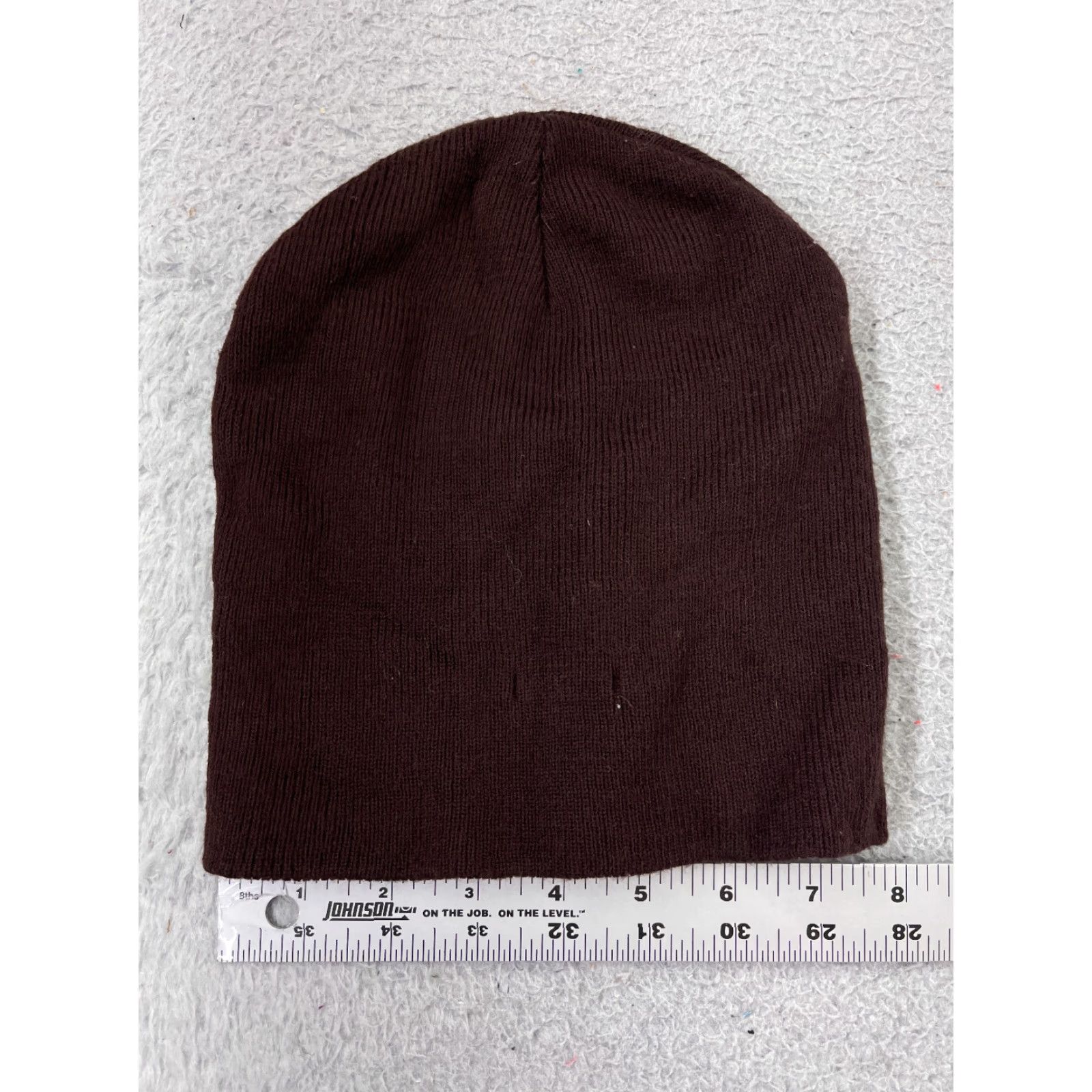 Vintage Charlotte Russe Beanie Toque Adult One Size Burgundy Knit Acrylic Blend Snow Ski Size ONE SIZE - 2 Thumbnail