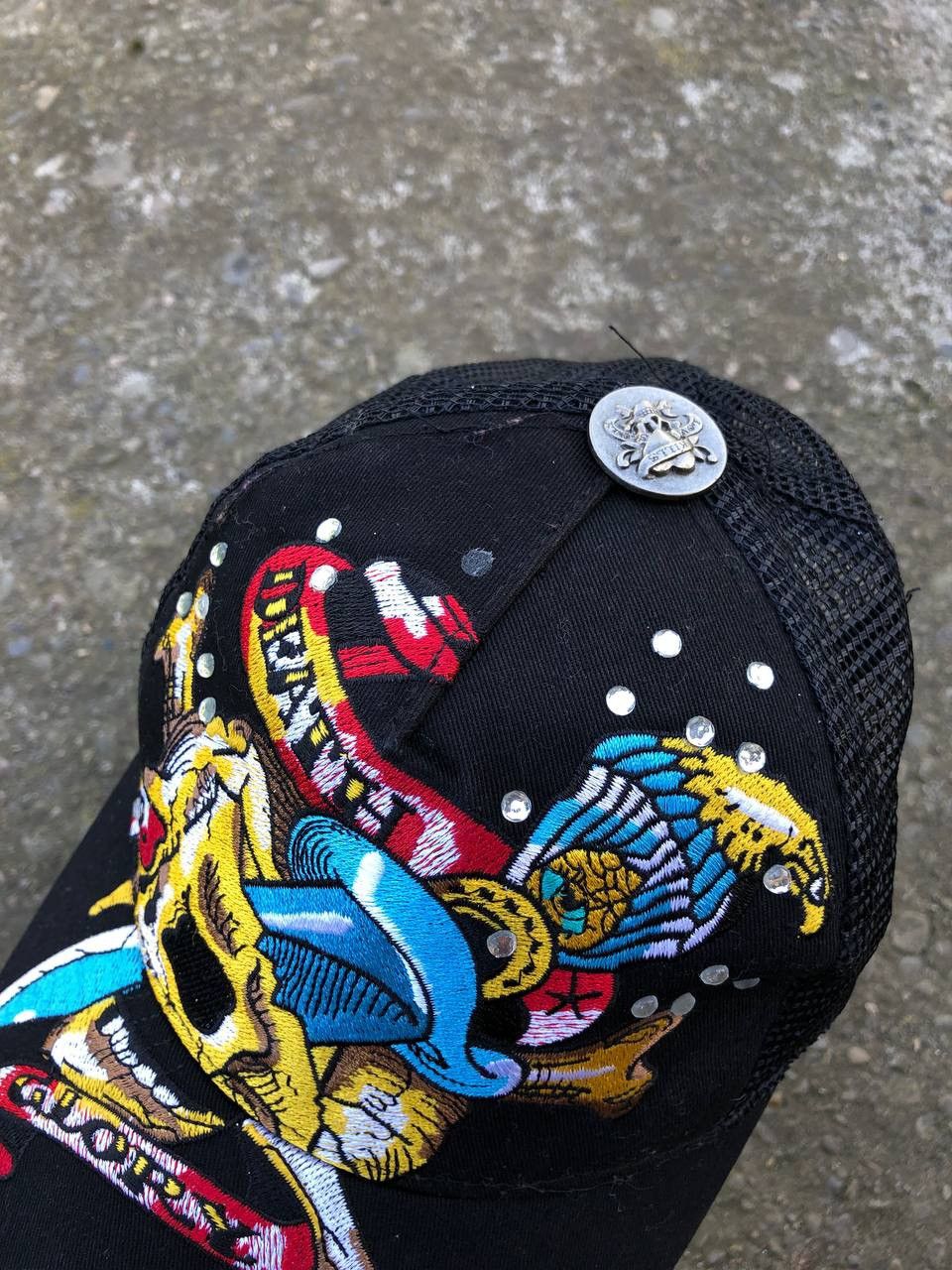Other Vintage Y2K Ed Hardy cap skull big logo Size ONE SIZE - 5 Thumbnail
