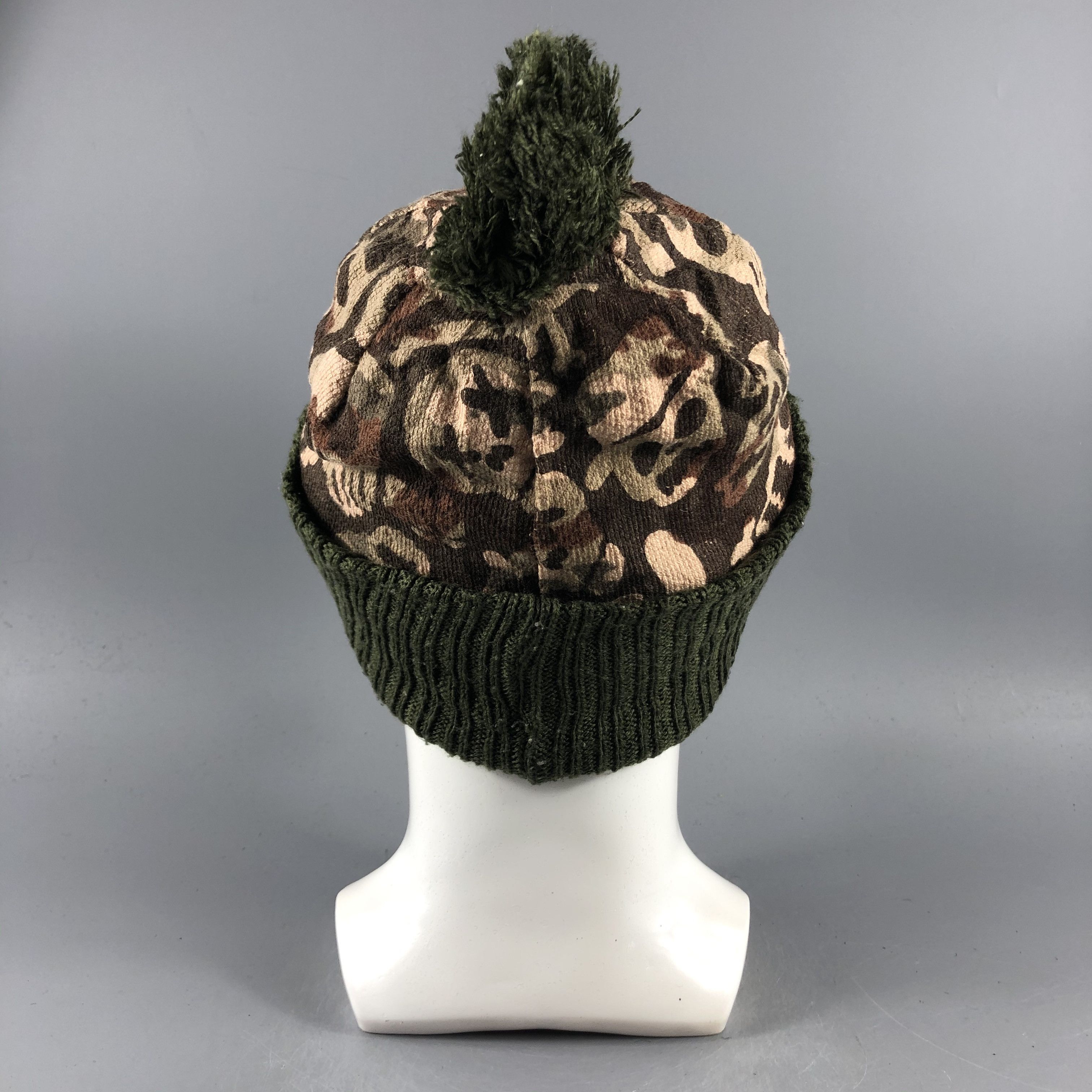 Vintage Eab Skull Bobble Beanie Snow Hat Snow Cap -D122 Size ONE SIZE - 2 Thumbnail