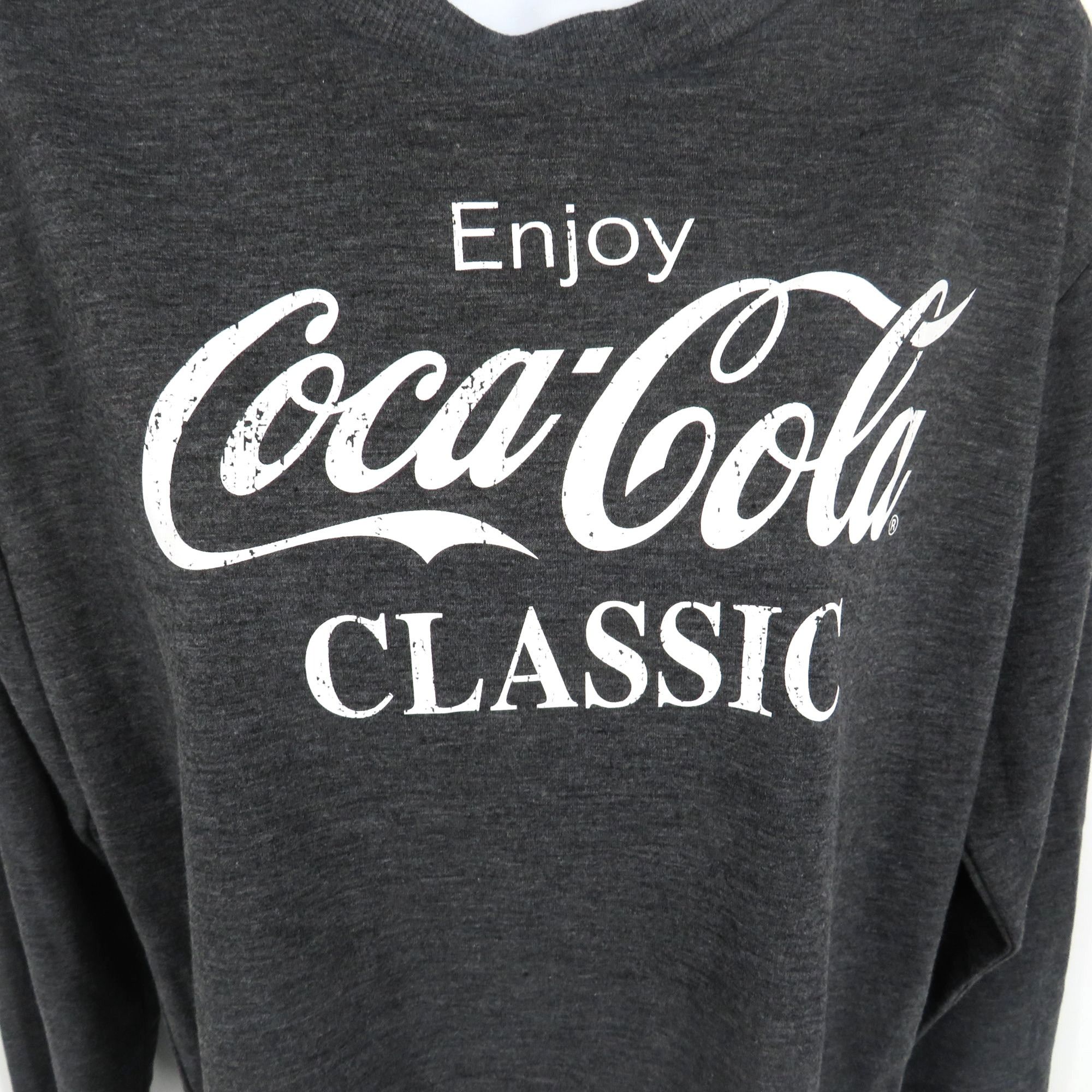 Other Enjoy Coca-Cola Classic Graphic Sweatshirt Small Dark Heathe Size S / US 4 / IT 40 - 3 Thumbnail