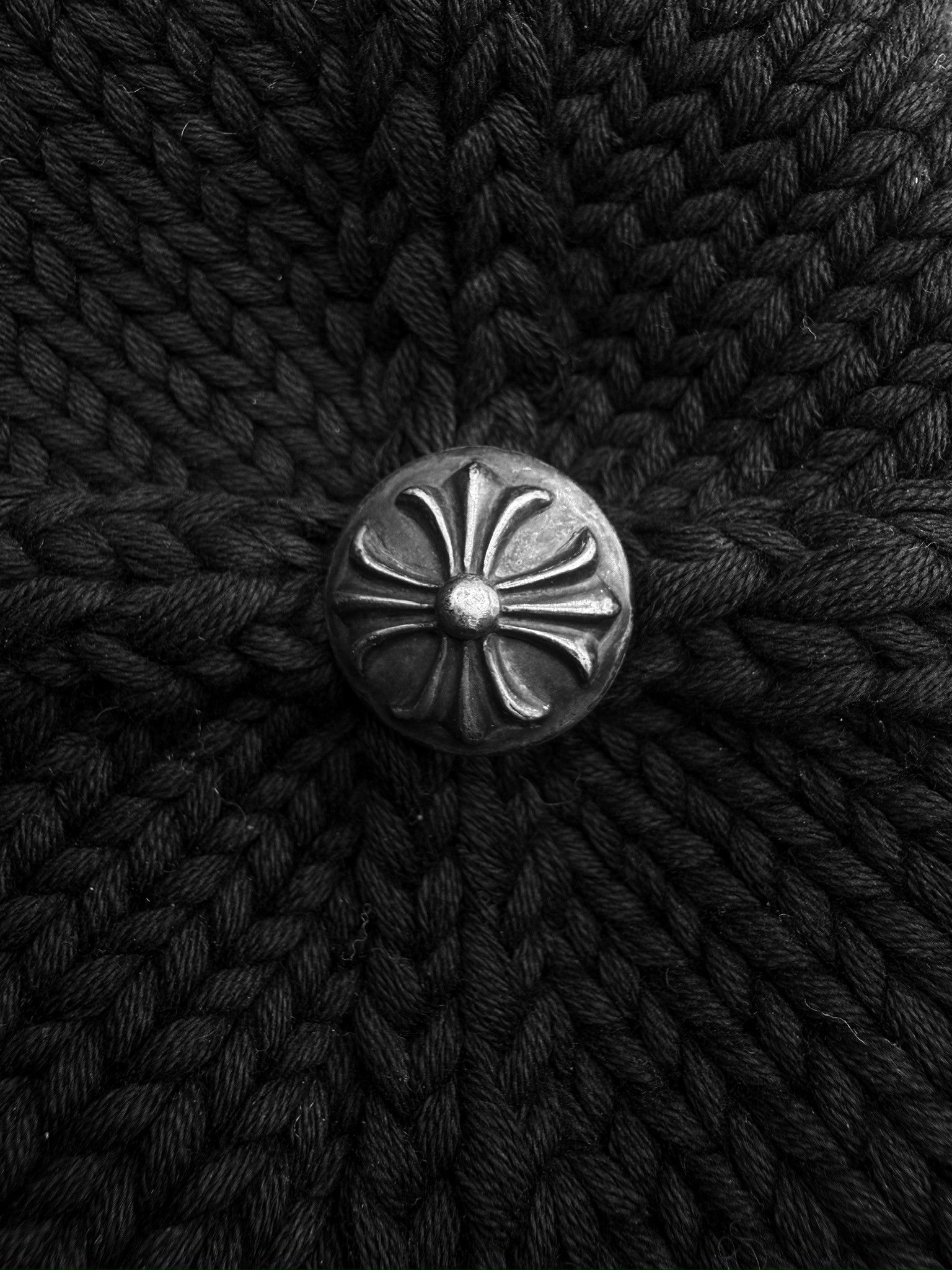 Chrome Hearts Chrome Hearts Fuck You Leather Patch Spell Out .925 Silver Beanie Size ONE SIZE - 3 Thumbnail