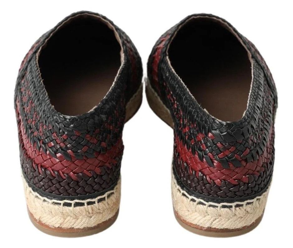 Dolce & Gabbana o1y0125 Leather Espadrilles in Multicolor Size US 7 / EU 40 - 6 Thumbnail