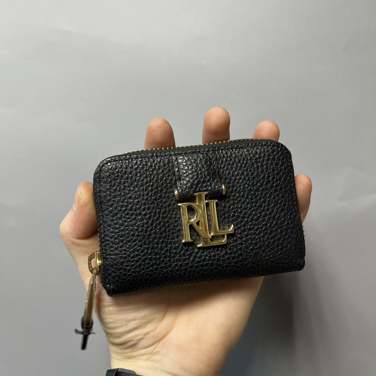 Ralph Lauren Ralph Lauren Leather Wallet Black Size ONE SIZE - 22 Thumbnail