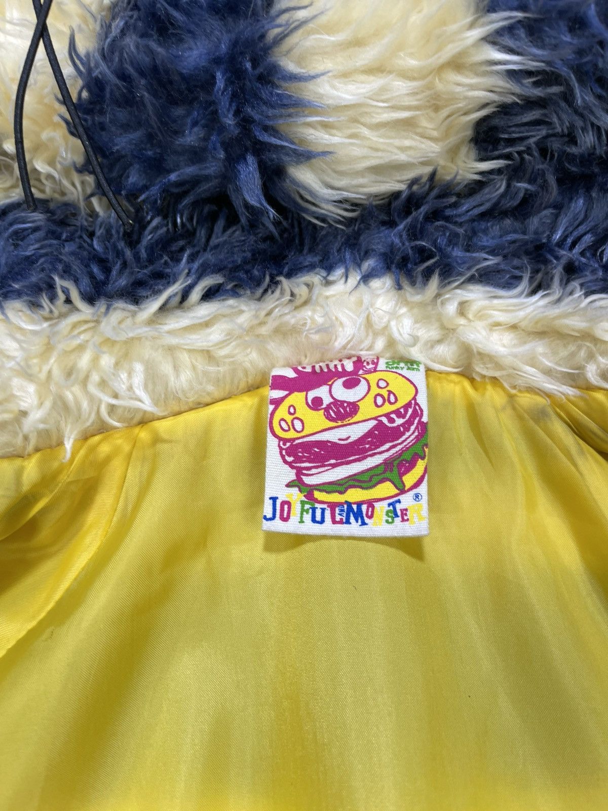 Japanese Brand Joyful And Monster Plush Whimsical Striped Fuzzy Jacket Size XS / US 0-2 / IT 36-38 - 11 Thumbnail