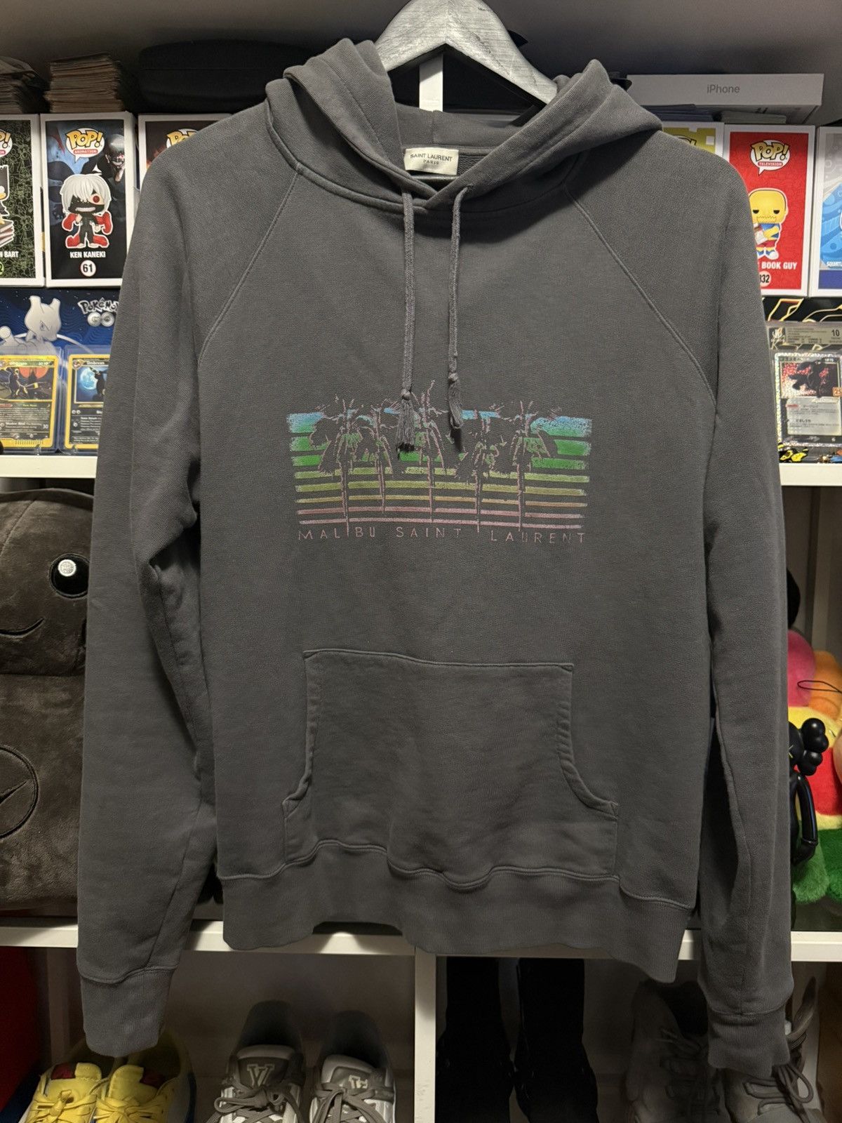 Saint Laurent Paris Saint Laurent Malibu Beach Hoodie Size US M / EU 48-50 / 2 - 1 Thumbnail